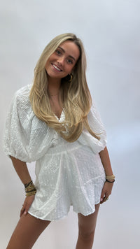 Boho Chic Playsuit – Puff Sleeve Edition