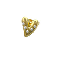 Ring 5 parels - goud