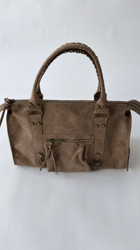 Urban Classic Bag – Taupe & Brow