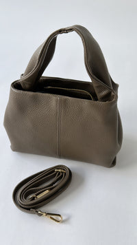 Soft Structure Bag – Taupe & Brown