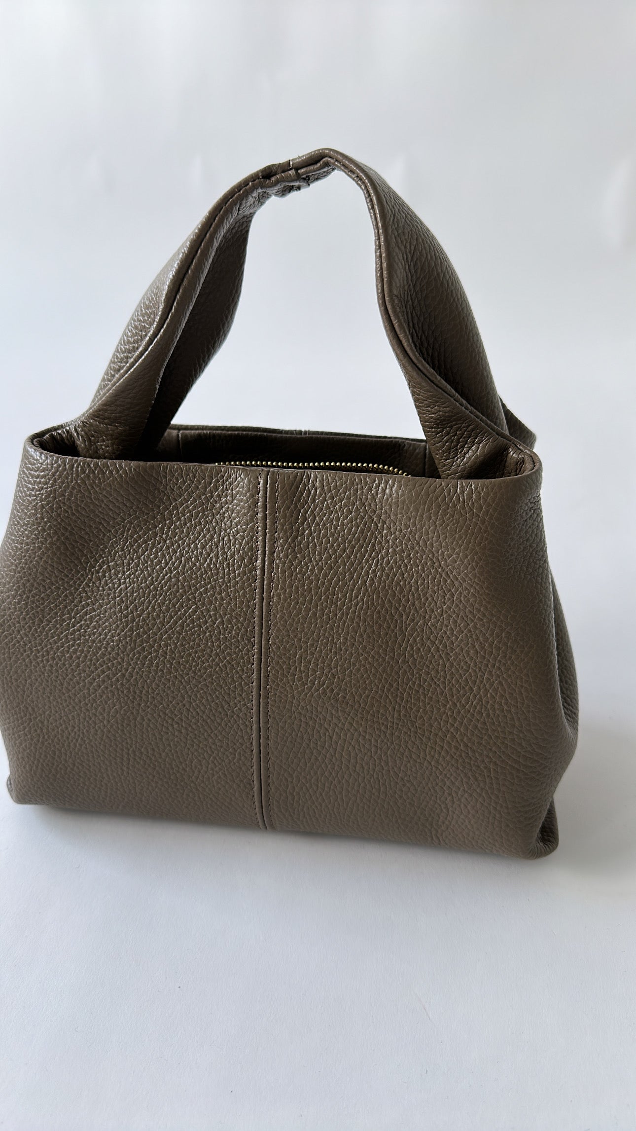Soft Structure Bag – Taupe & Brown