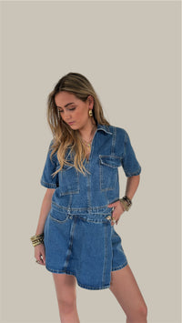 Joanne denim skort
