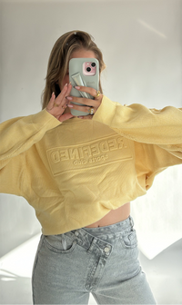 Ribbed Logo Sweater