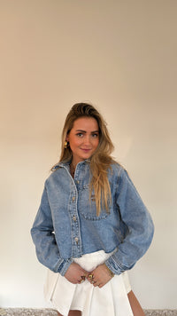 Denim wear jacket