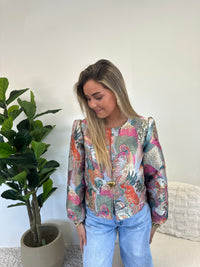 Amara Tropical Birds Blouse