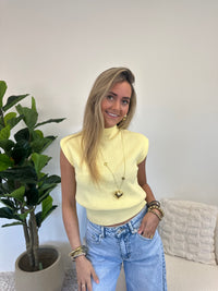 Soft Knit High Neck Top