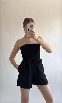 Stretch Strapless Playsuit