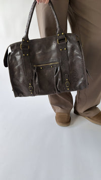 Urban Classic Bag – Taupe & Brow