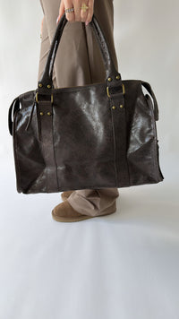 Urban Classic Bag – Taupe & Brow