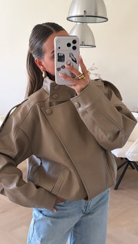 Luxe Oversized Bomber