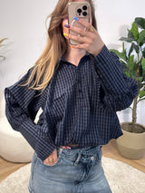 Nova Checked Blouse