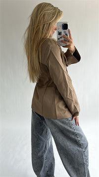 Tailored Button Blazer