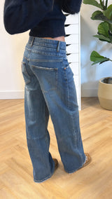 Jolie Mid Waist Relaxed Straight Jeans