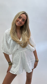 Boho Chic Playsuit – Puff Sleeve Edition