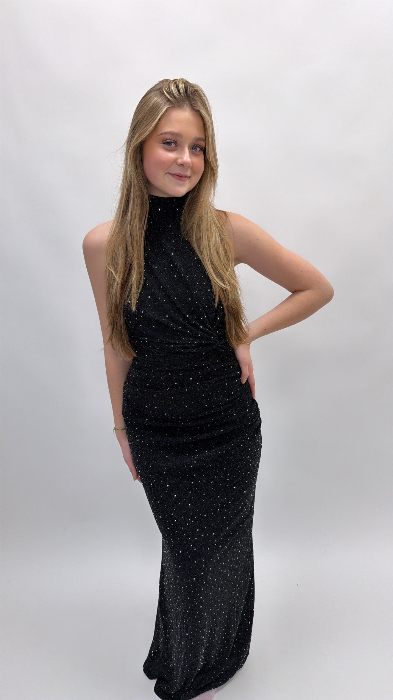 Glamour long dress backless