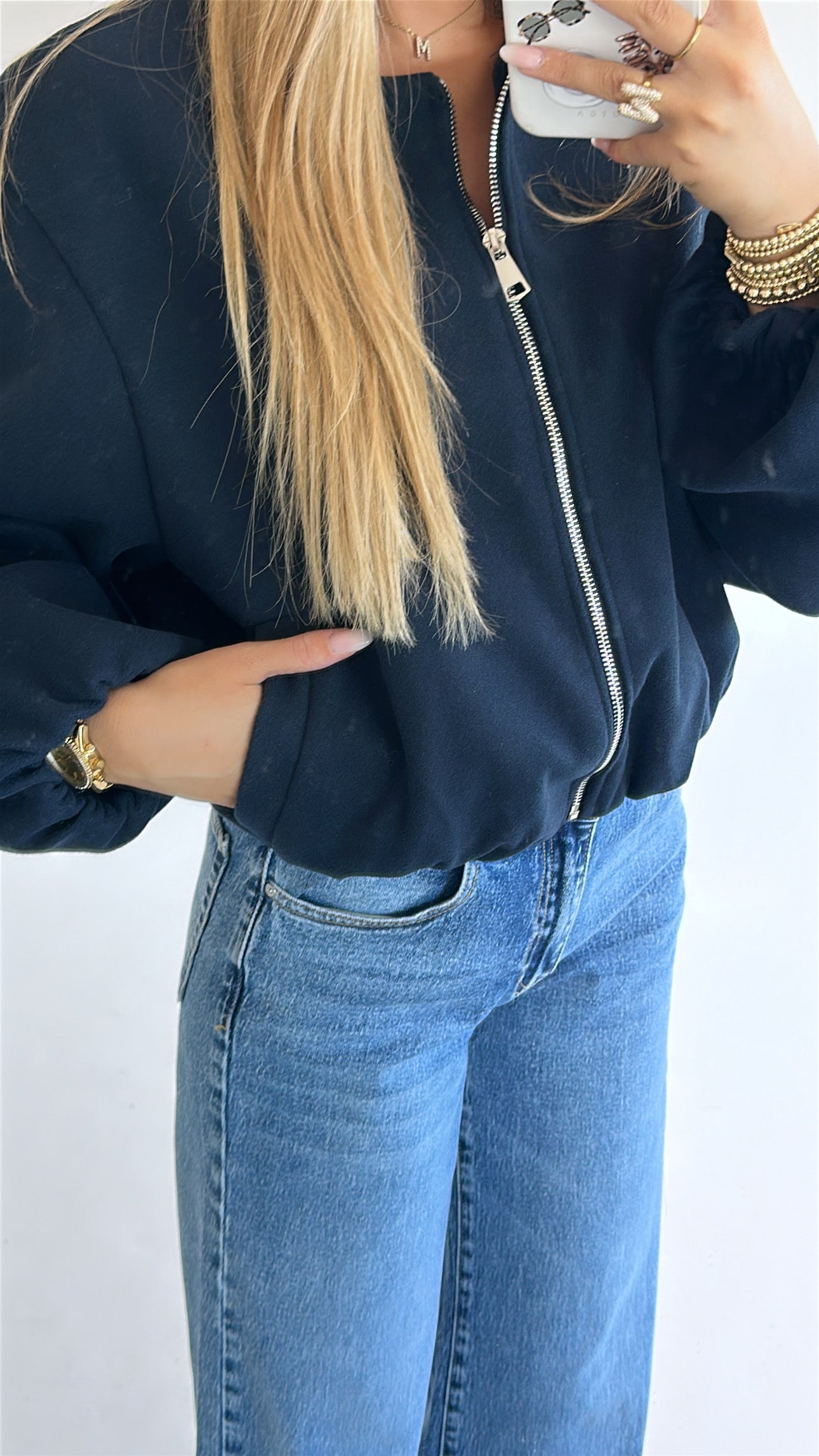 Soft Touch Bomber Jacket