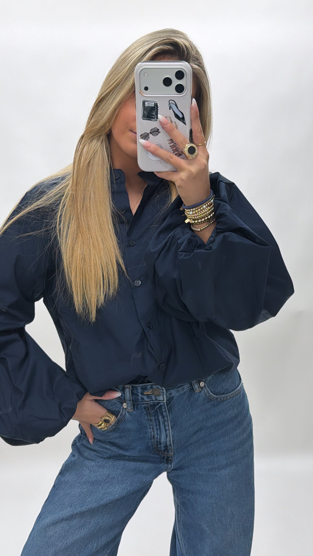 Basic balloon blouse