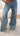 Button Detail Wide Leg Jeans