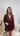 Maxim glitter playsuit- Bordeaux