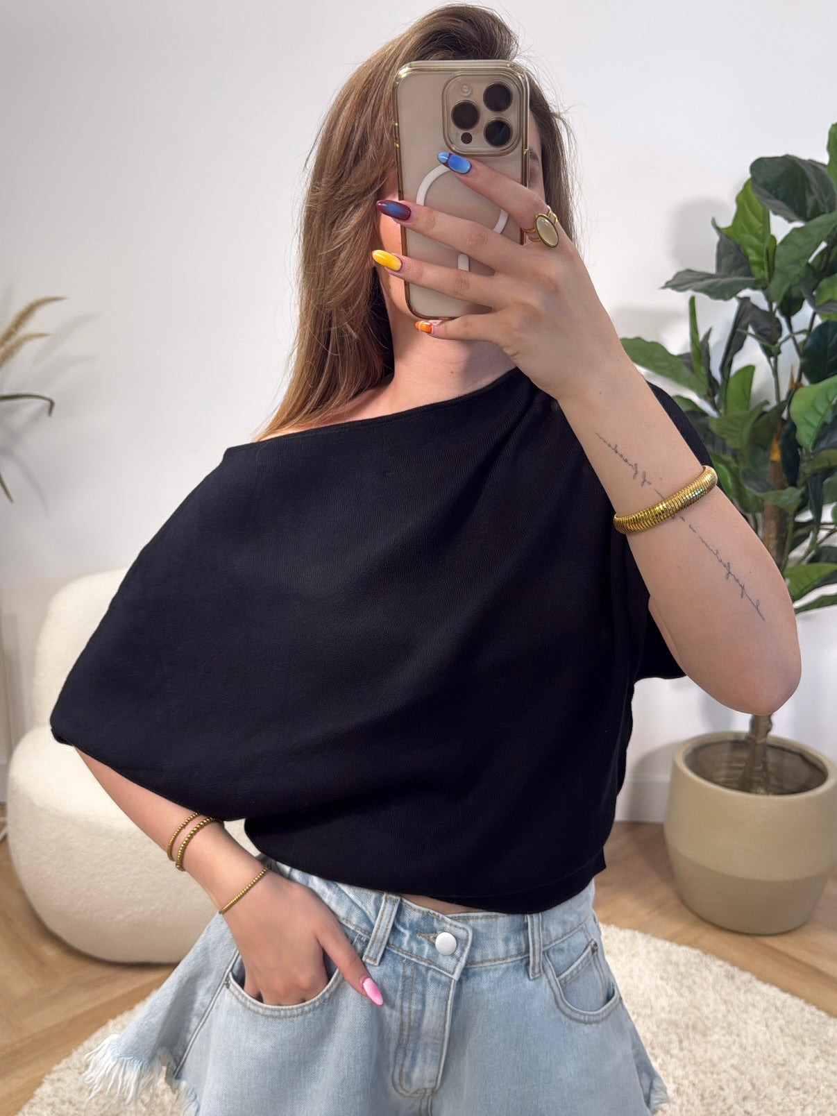 Élise One Shoulder Top