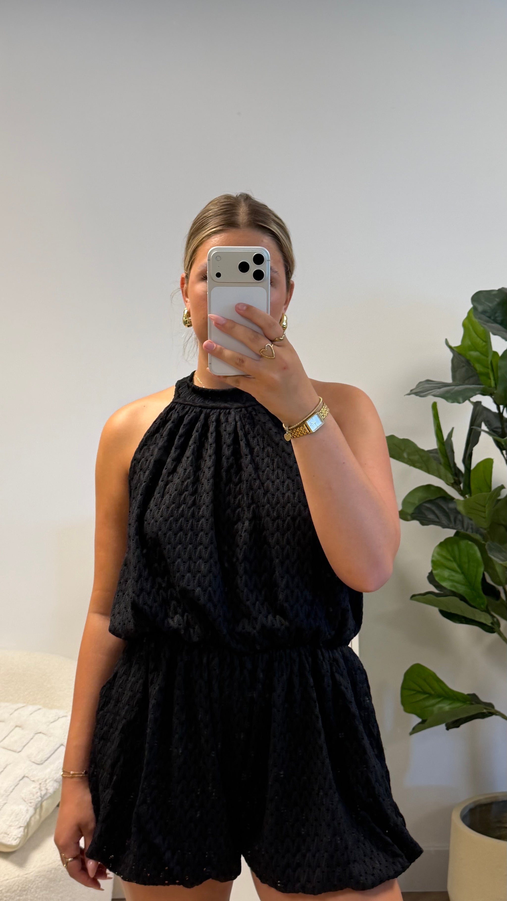Liv Broderie Playsuit