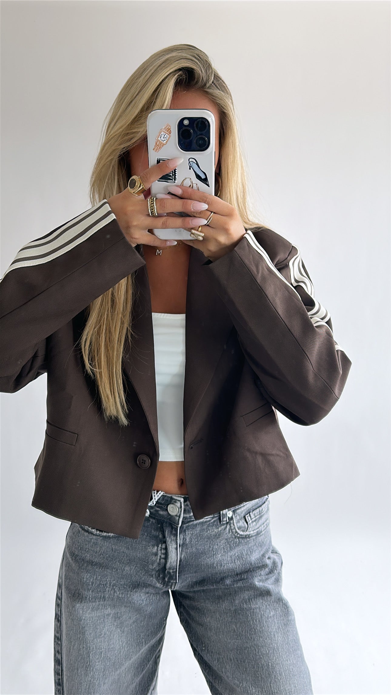 The stripe blazer