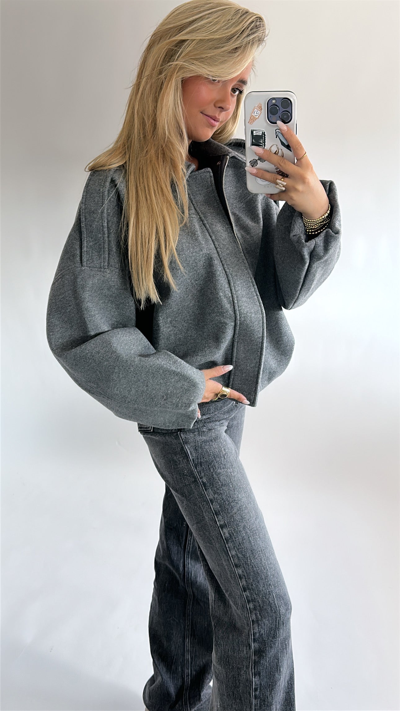 Oversized Woollook Jas