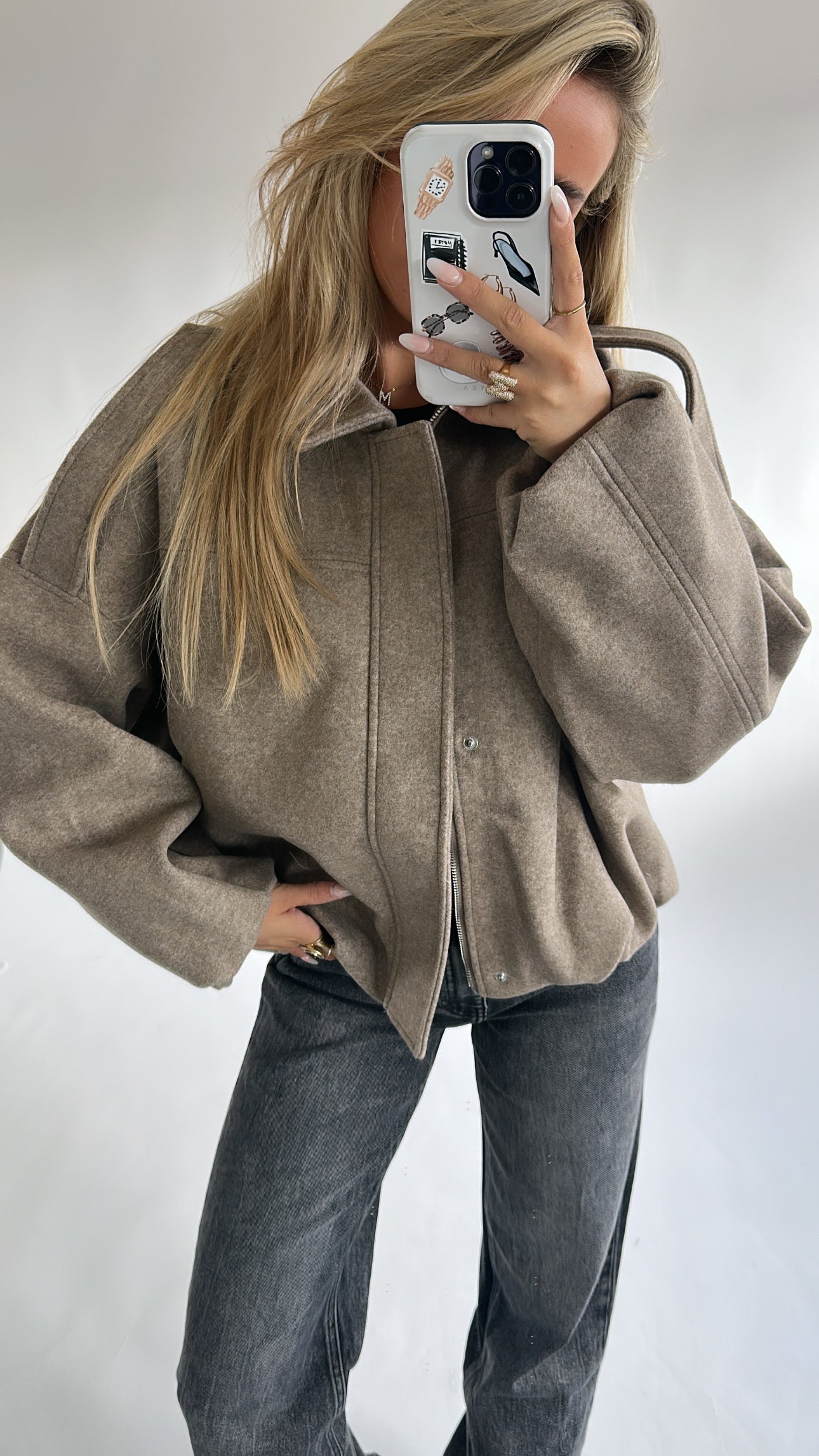 Oversized Woollook Jas