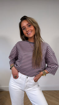 Oversized Stripe Tee
