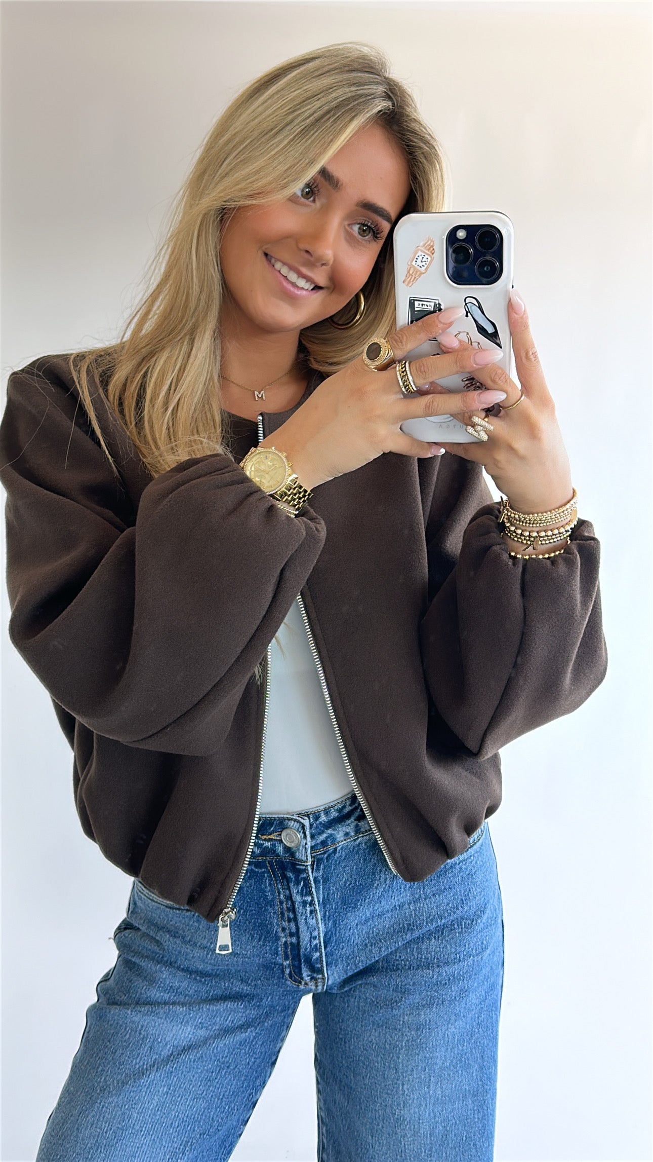 Soft Touch Bomber Jacket