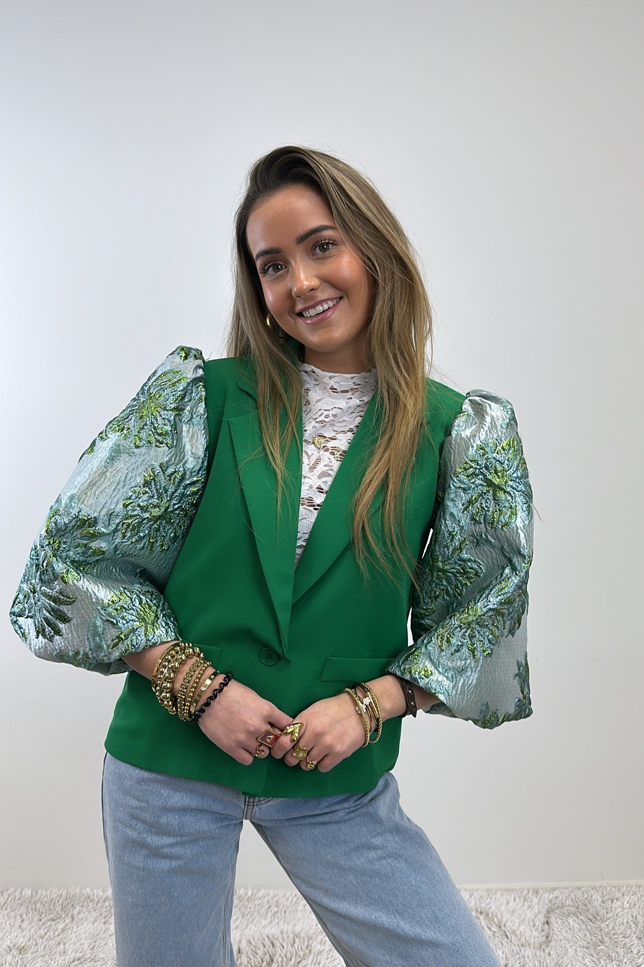 Millie flower blazer