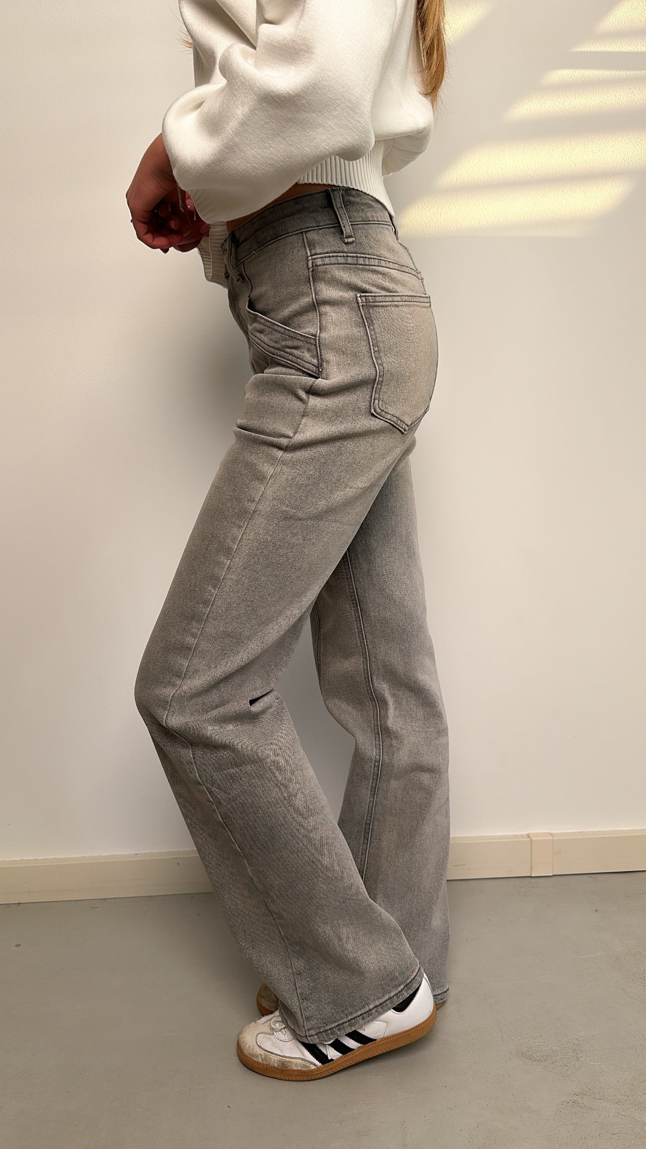 Didi straight leg jeans - grey
