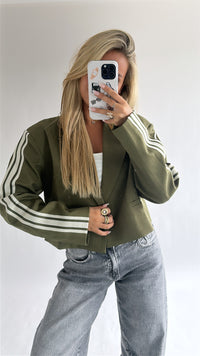 The stripe blazer