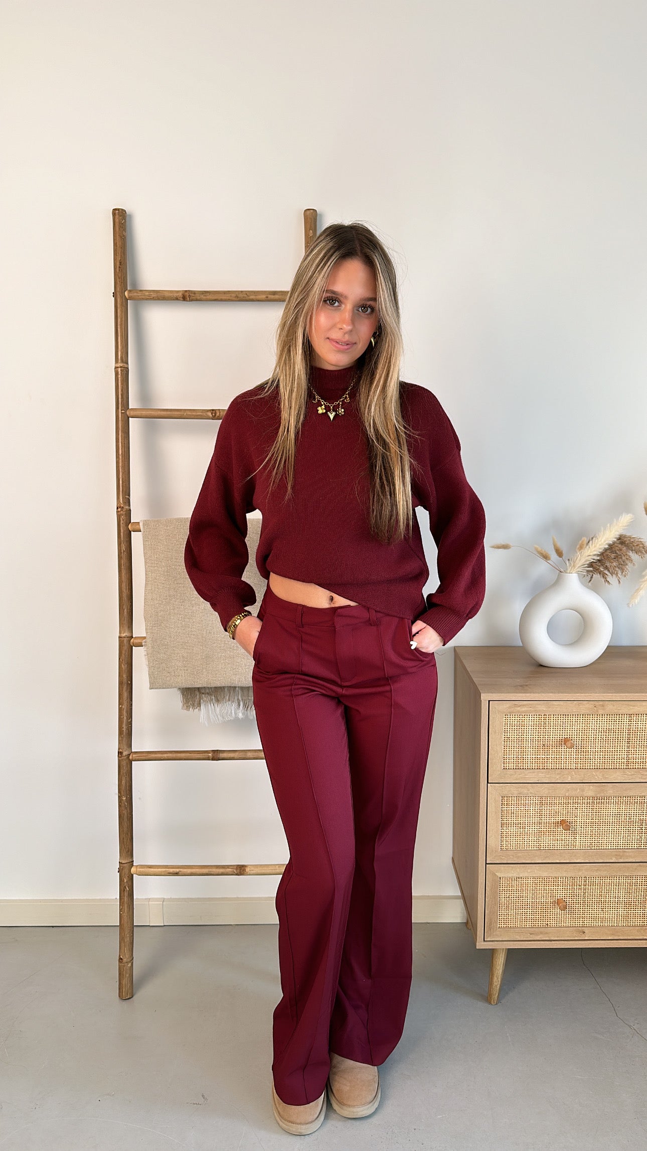 Sky pantalon - Bordeaux