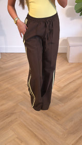 Sporty Chic Stripe Pants