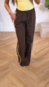 Sporty Chic Stripe Pants