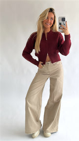 Emma Zipper Knit