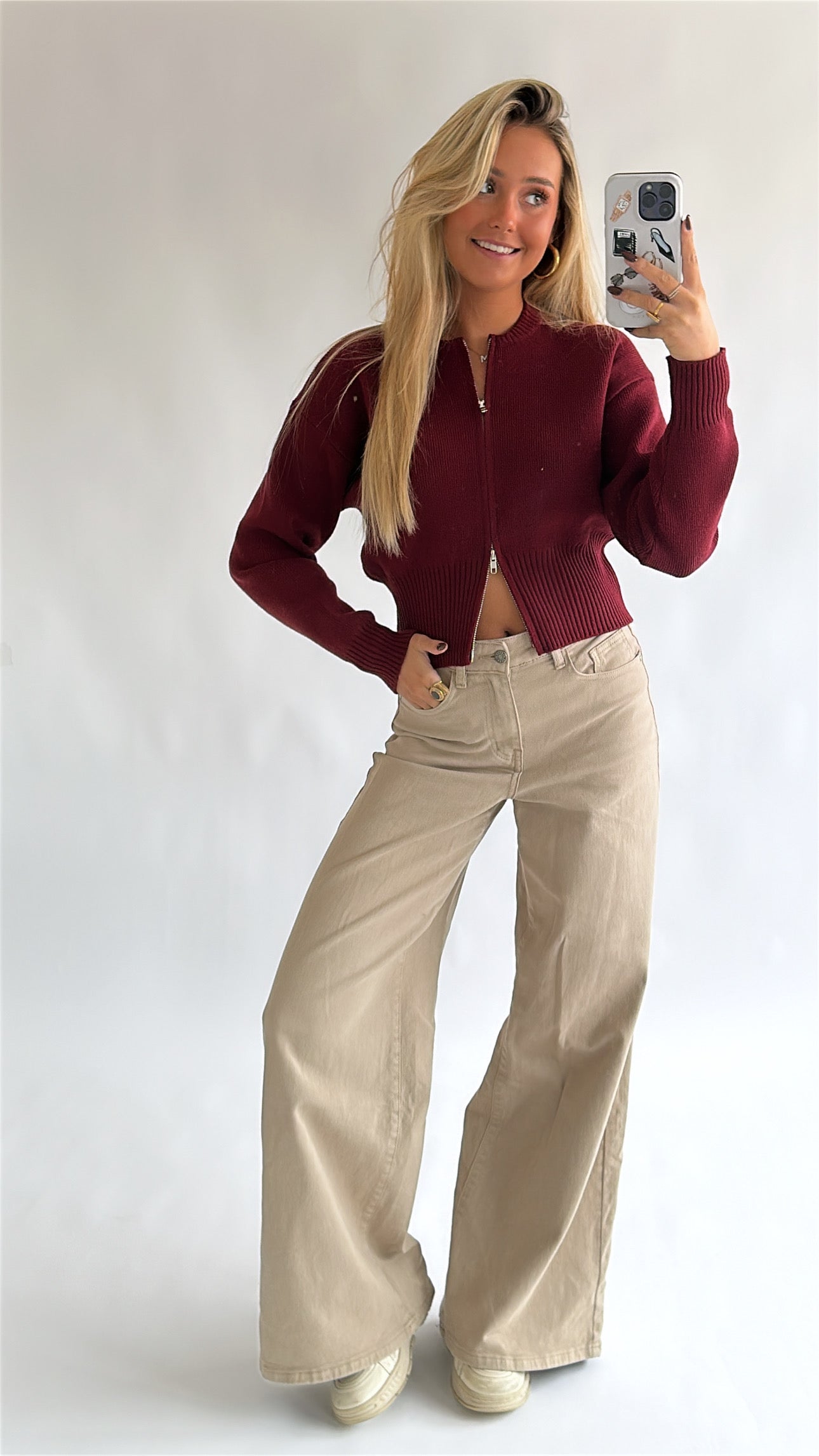 Emma Zipper Knit