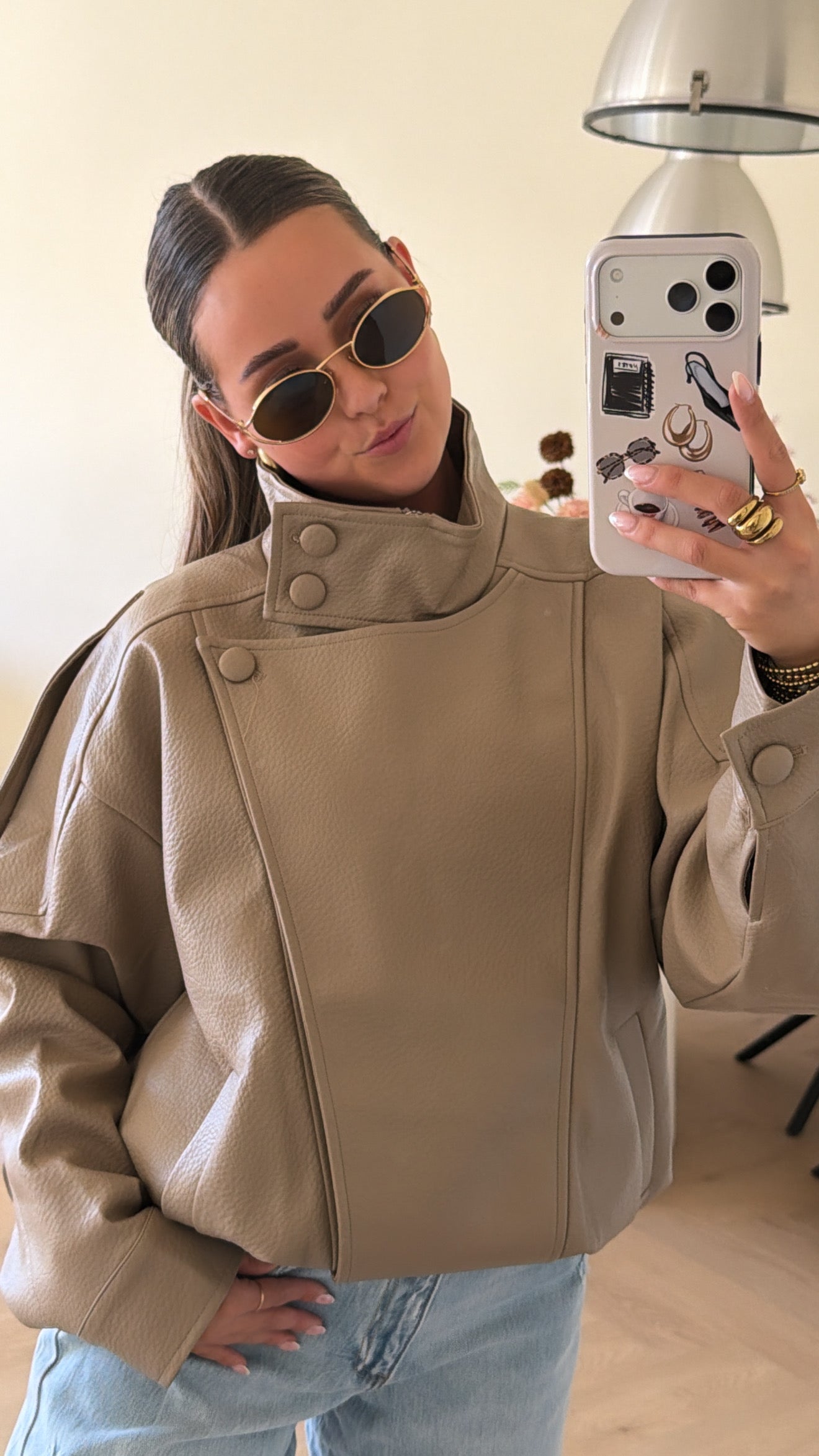 Luxe Oversized Bomber