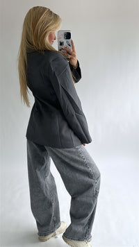 Tailored Button Blazer