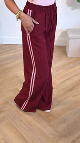 Sporty Chic Stripe Pants