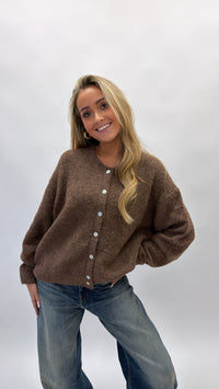 Basic button cardigan