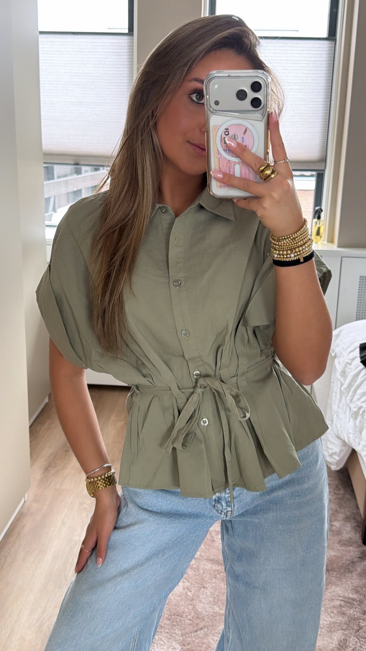 Juliette linnen blouse