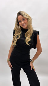 Midnight Luxe Jumpsuit (One Size)