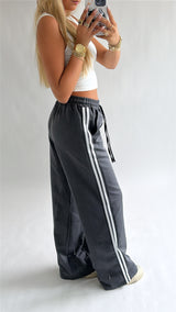 Wide Leg Track Pants