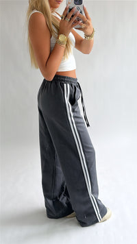 Wide Leg Track Pants