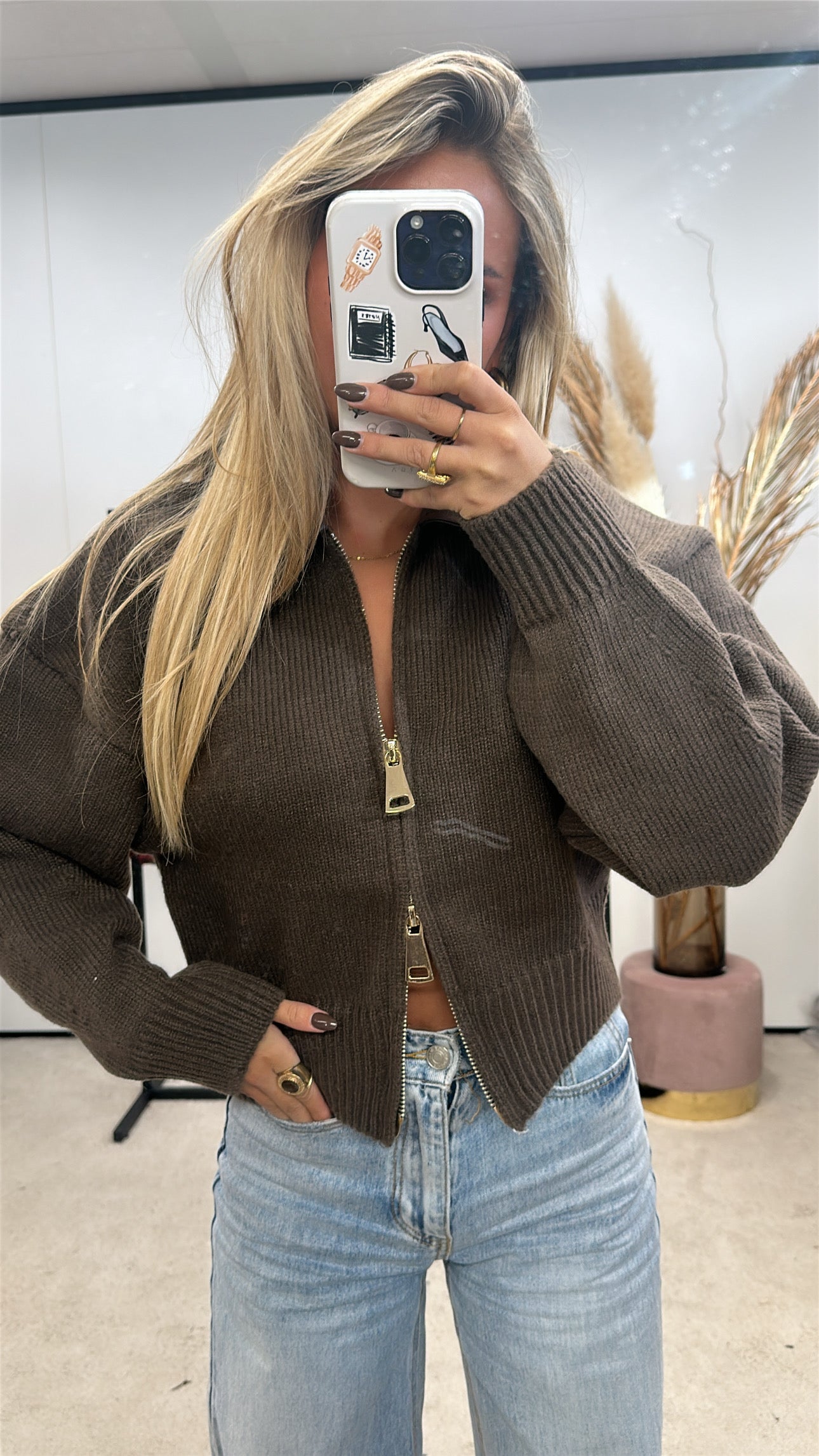 Zoë Zip Sweater