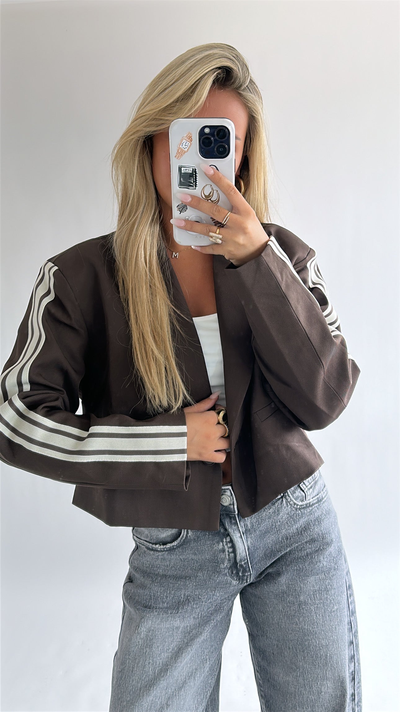 The stripe blazer