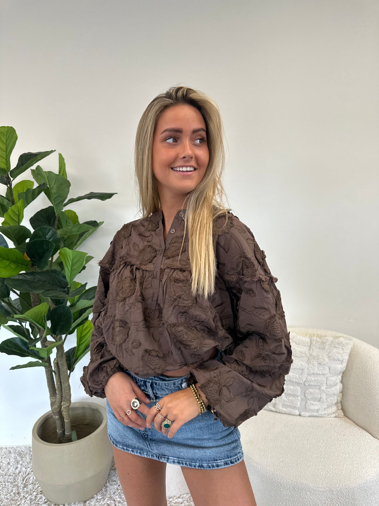 Embroidered Blouse “Floral Whisper”