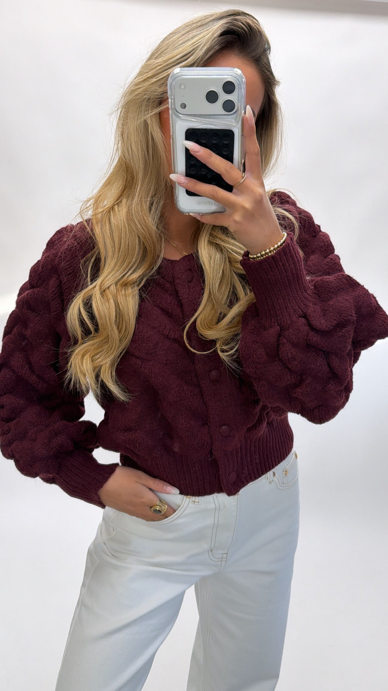 Soft Textured Knit Vest